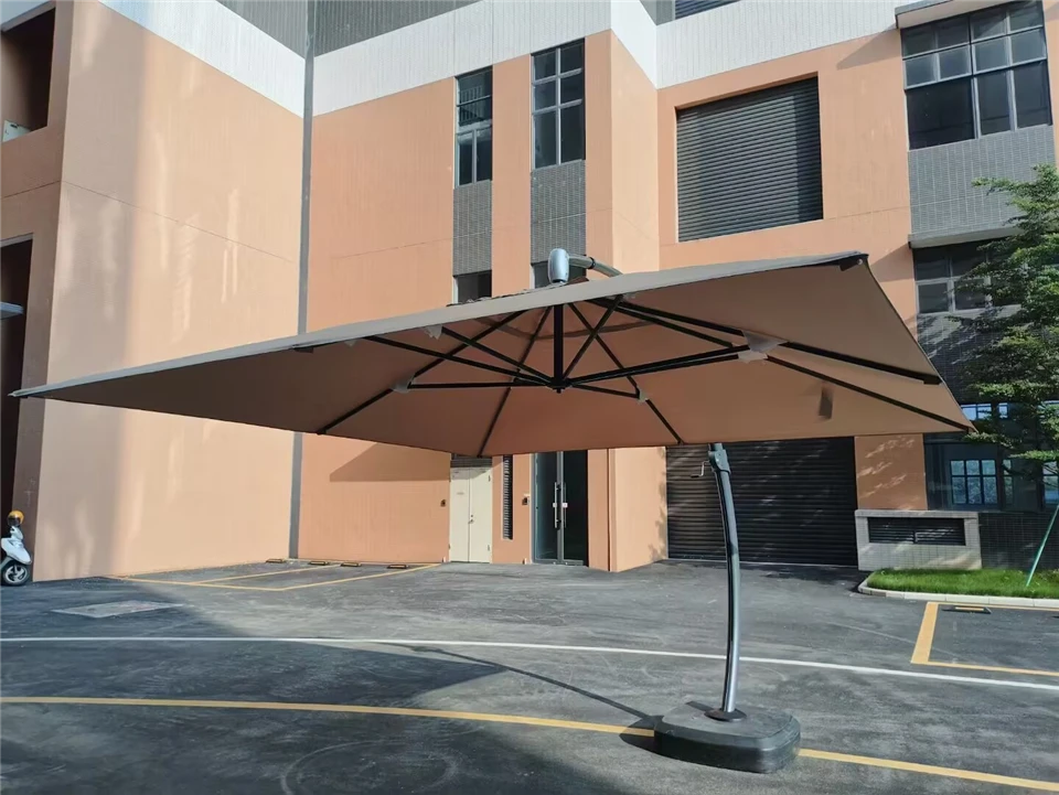 Aluminum Outdoor Electric Umbrella