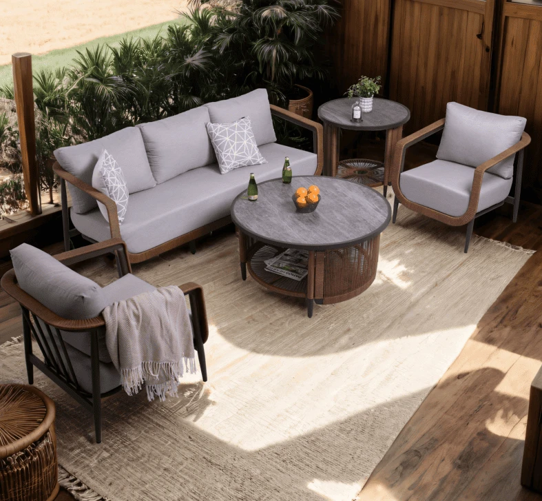 Aluminum Outdoor Sofa Set