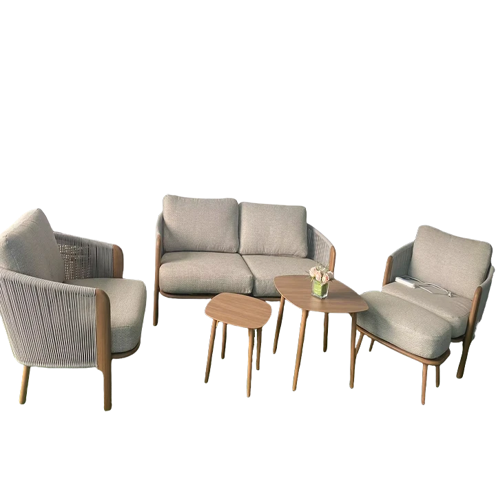 Aluminum Rope Outdoor Sofa