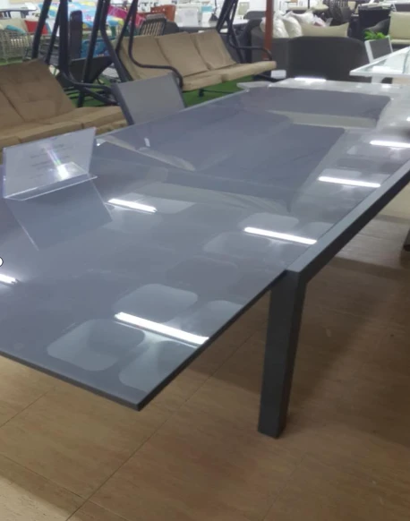 Black Extendable Garden Table