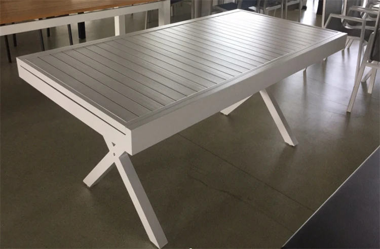 Extendable Garden Table Aluminium Extendable Garden Table Aluminium