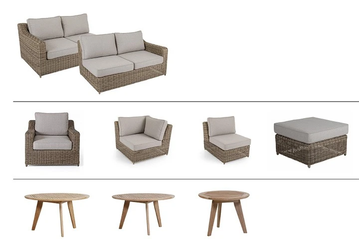 Woven Rattan Sofa Woven Rattan Sofa